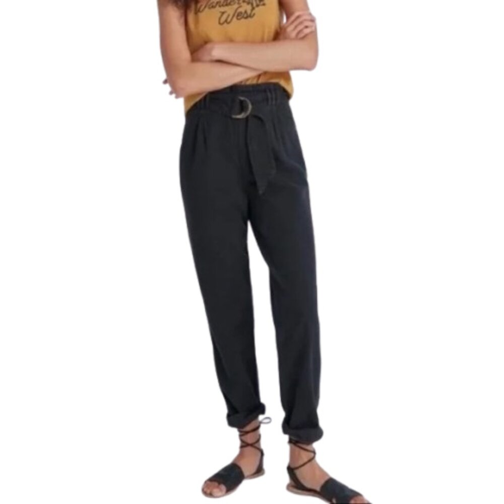 Anthropologie Malin Black Utility Trousers